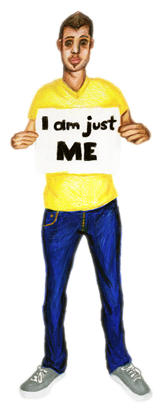 No Labels Drawing by Johanan Colon