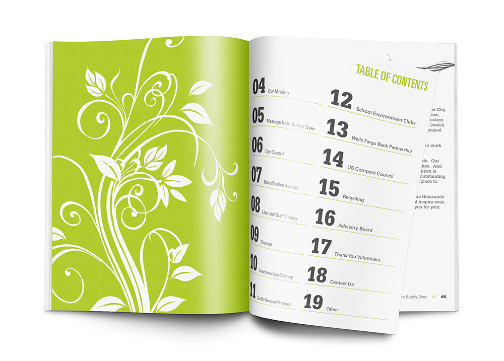 Johanan Colon - Keep Orlando Beautiful Annual Report Concept